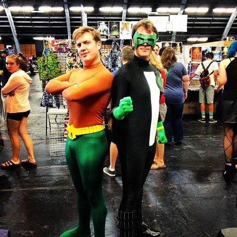 Candid Shot - Aquaman Costume