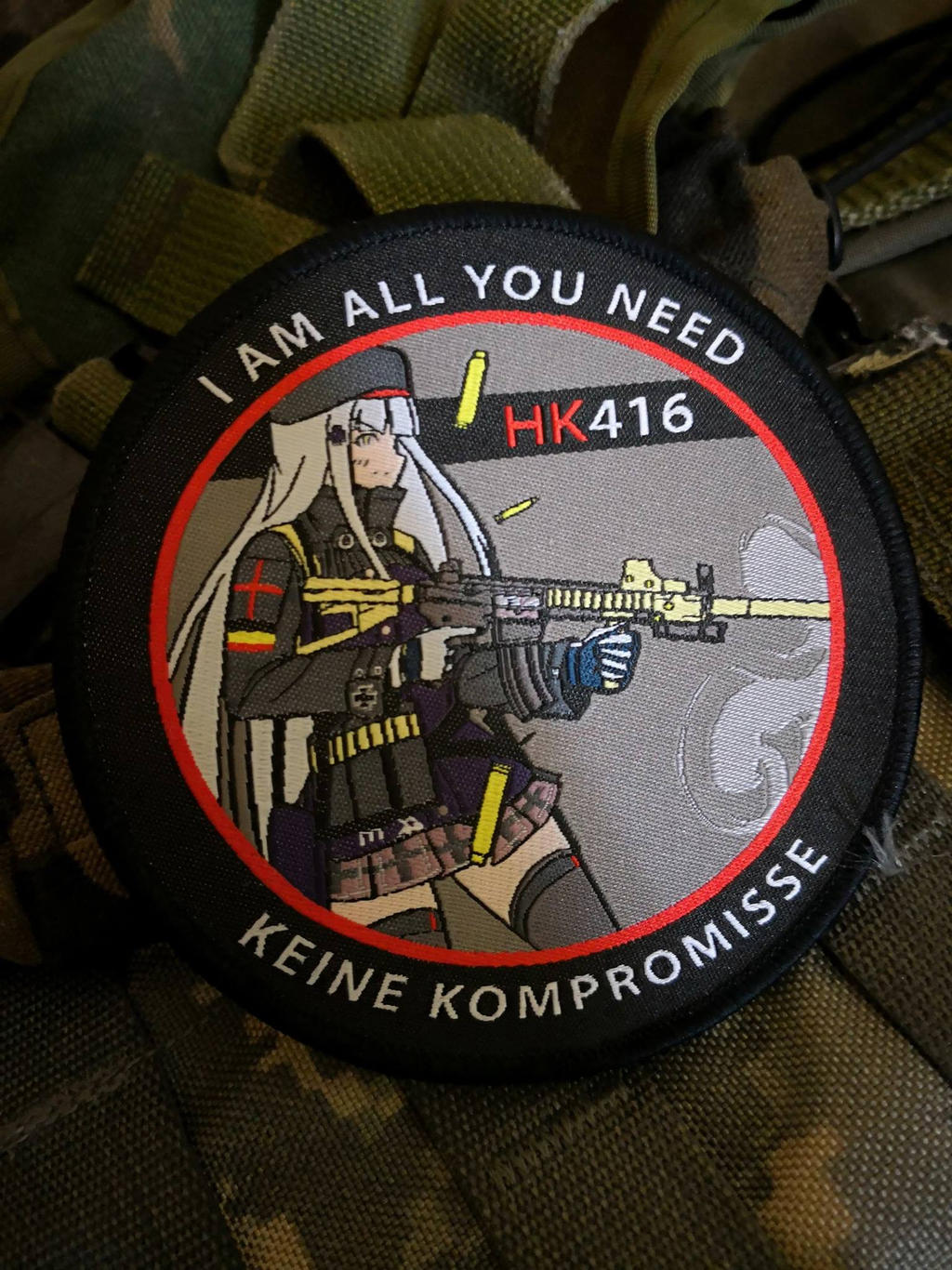 Russian AK-12 T-Doll (Tactical Doll) Girls' Frontline Morale Anime Patch