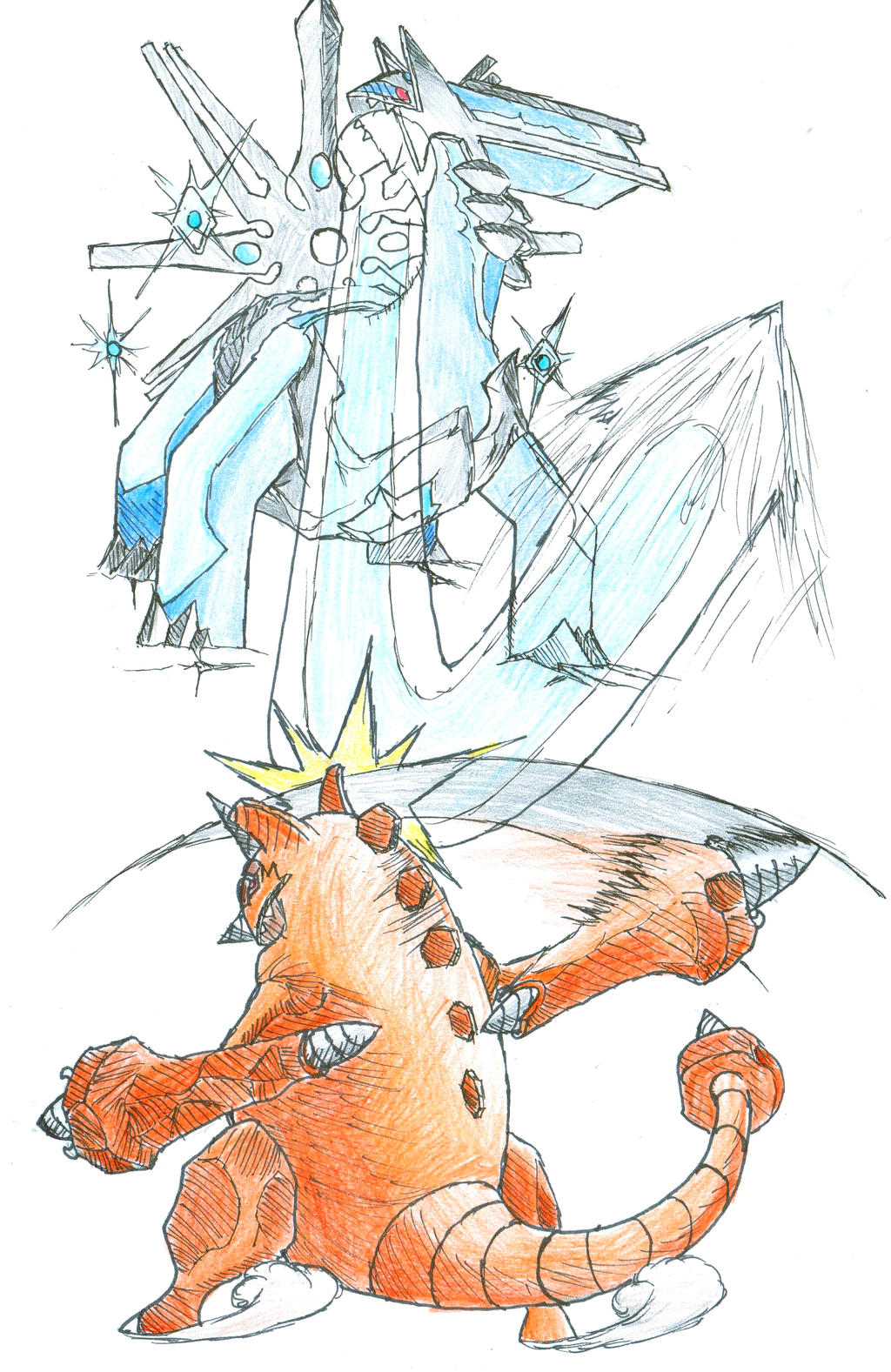 Mega Rhyperior VS Primal Dialga by Damion-Lionheart on DeviantArt