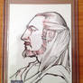 Qui-Gon Jinn Sketch Card