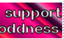 I Support Oddness Stamp