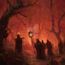 Lanterns in the Burning Grove