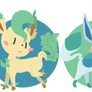 Glaceon and Leafeon