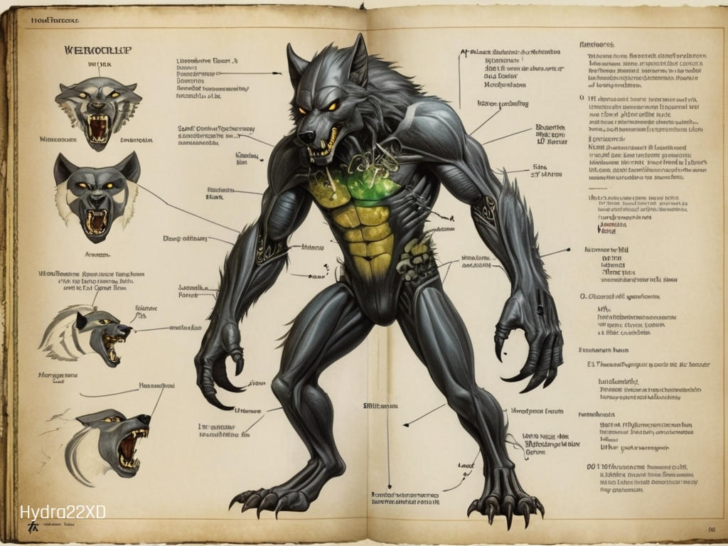 Werewolf Diagrama by Hydra22XD on DeviantArt