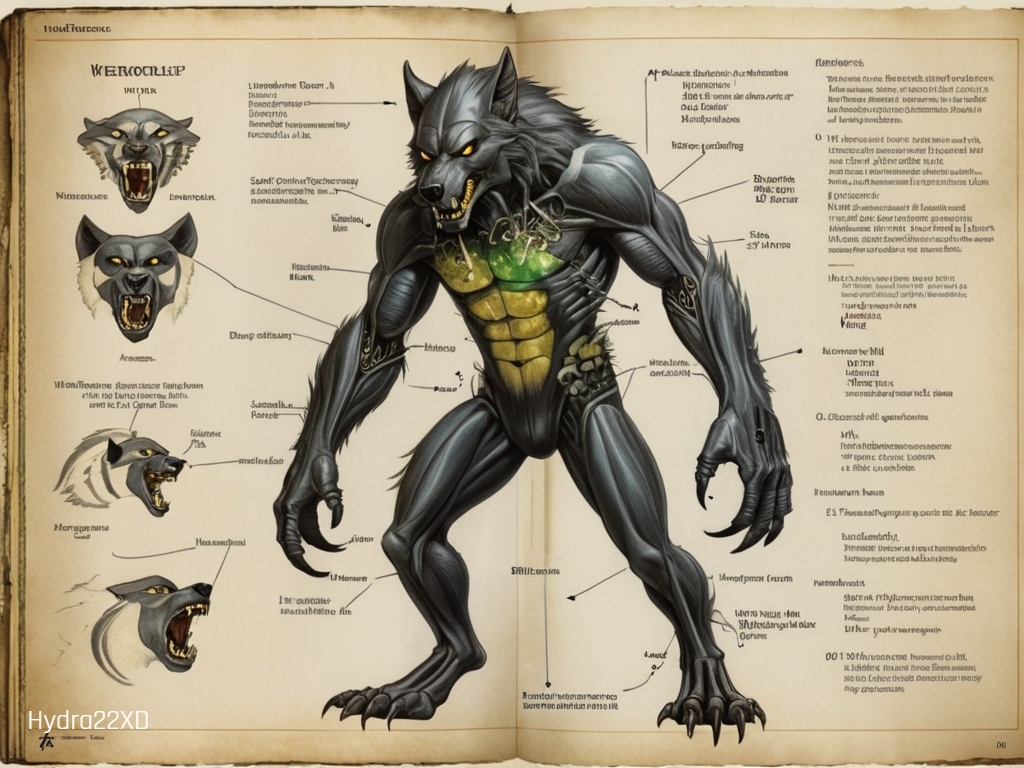 Werewolf Diagrama by Hydra22XD on DeviantArt