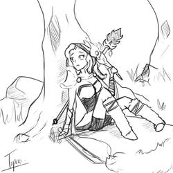 Crystal Maiden ( Sketch )
