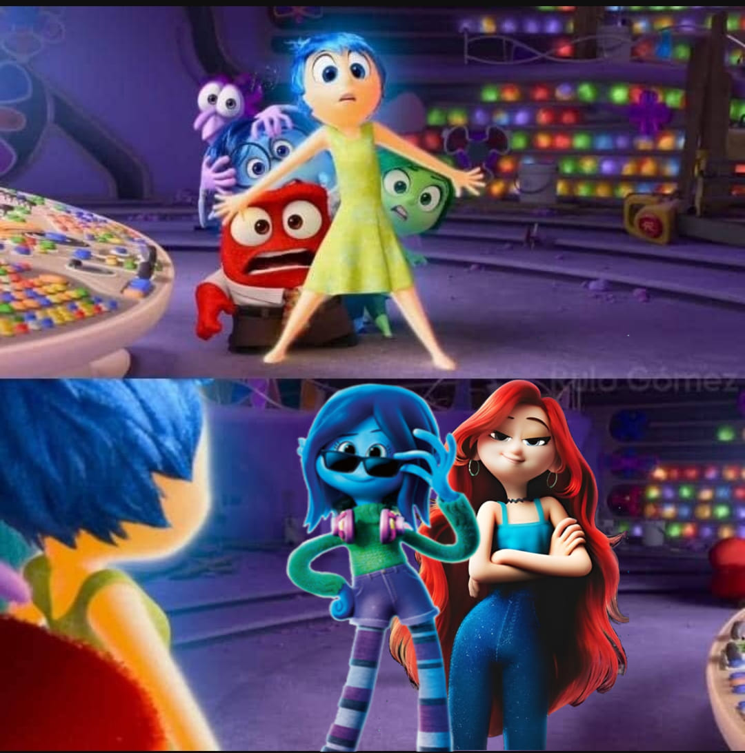 Inside Out Emotions Meet Ruby Gillman and Chelsea by LightDash11 on ...