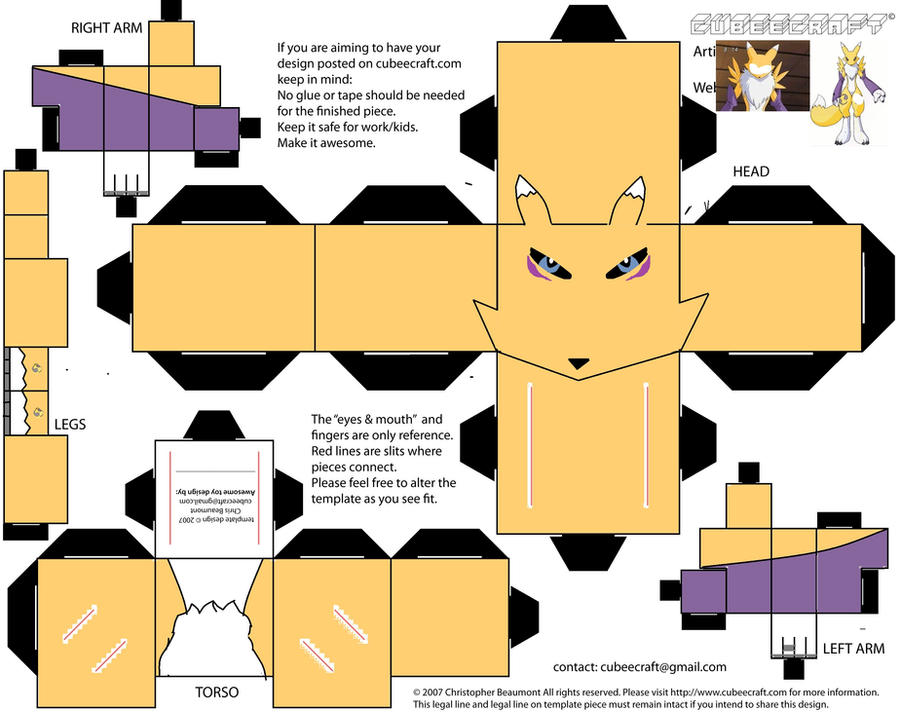 Renamon Cubee