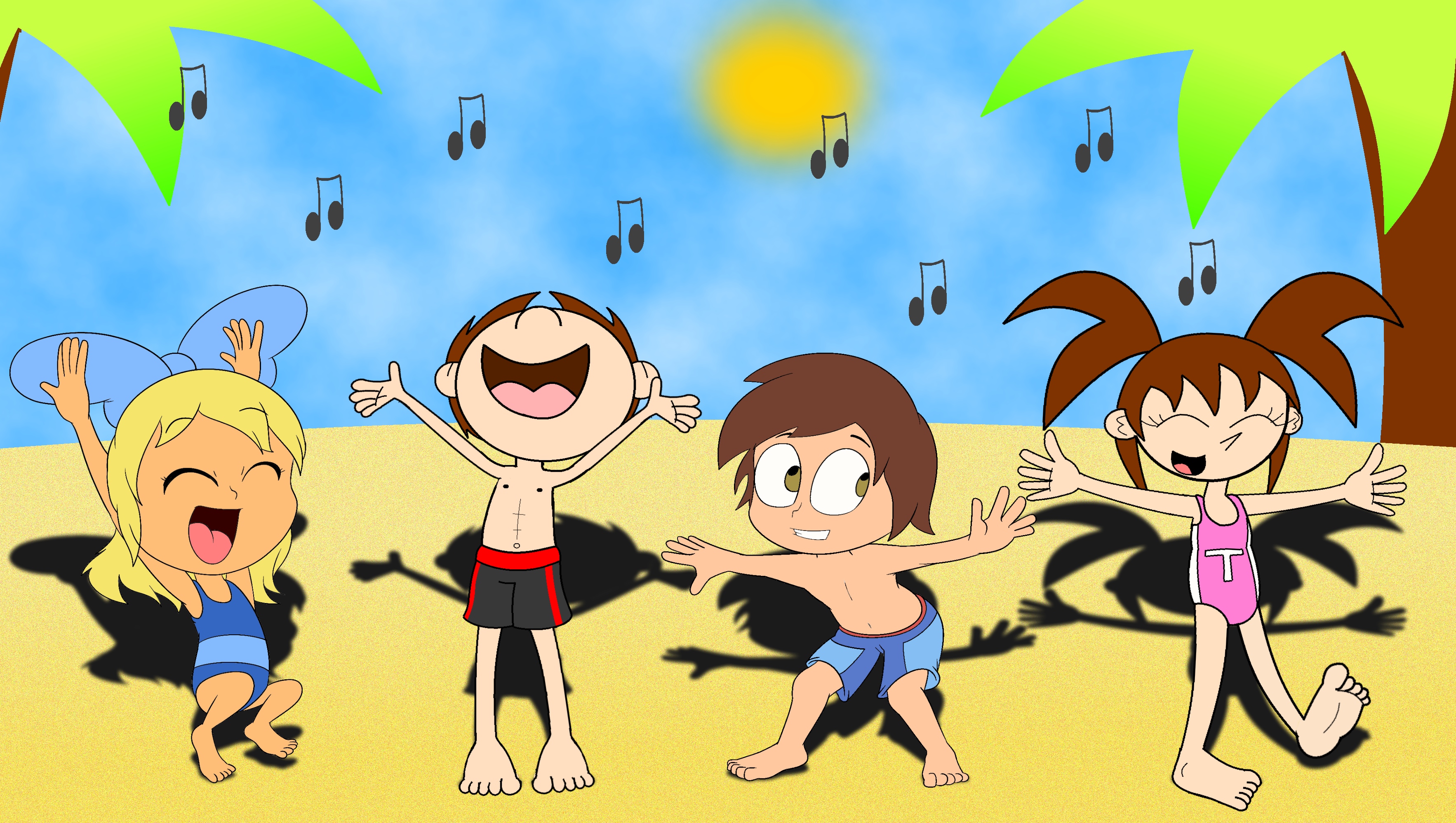 COLLAB - Beach Dance Party by SmithCompanyArts on DeviantArt COLLAB - Beach Dance Party by SmithCompanyArts on DeviantArt