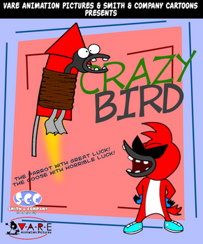 Crazy bird poster