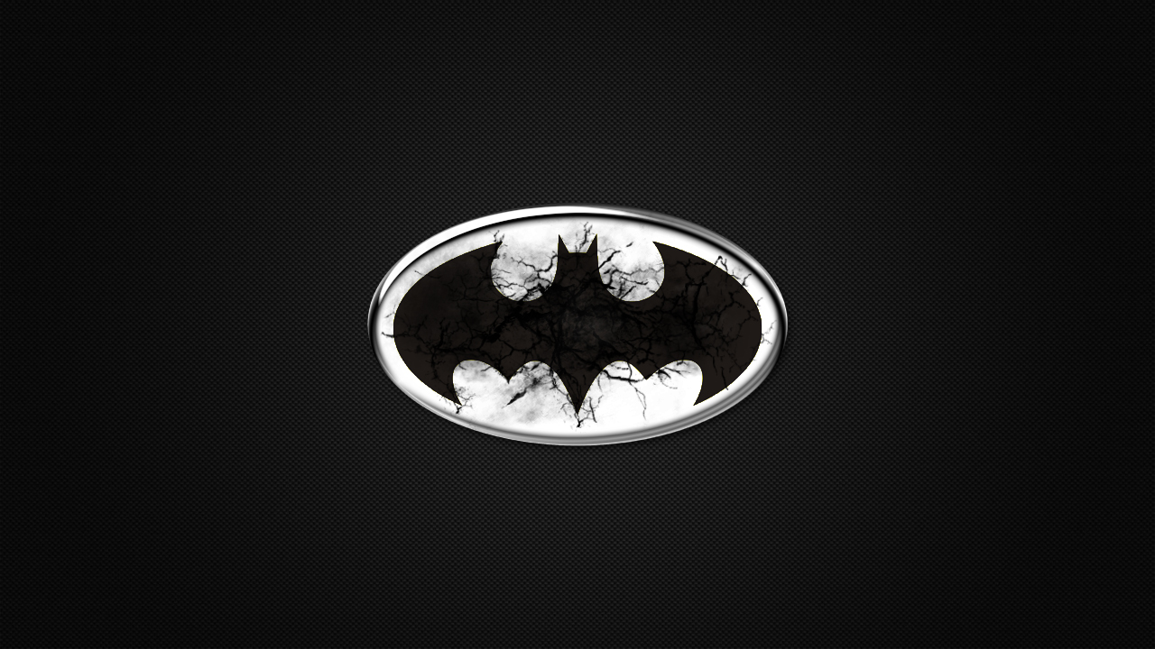 Batman metallic logo