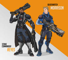 Strike Commander Reyes and Blackwatch Morrison