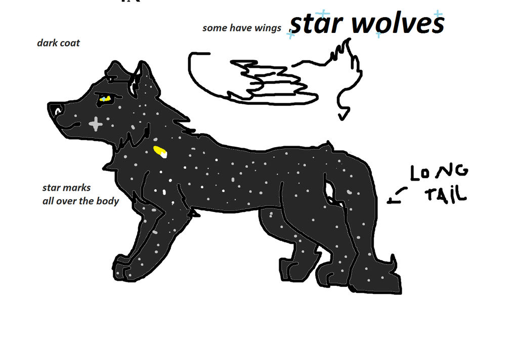 Star wolves by wolfyykid on DeviantArt