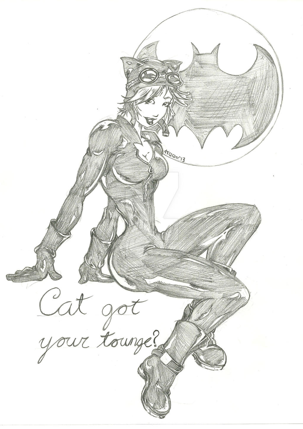 Catwoman Pin Up