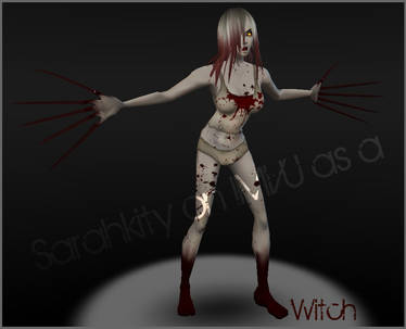 Witch from L4D on IMVU