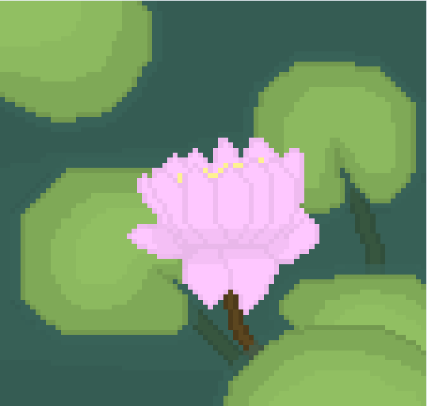 Pixel Lily Pad By Banana Flowers On Deviantart Pixel Lily Pad By Banana Flowers On Deviantart