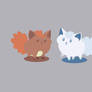 Vulpix and Alola Vulpix