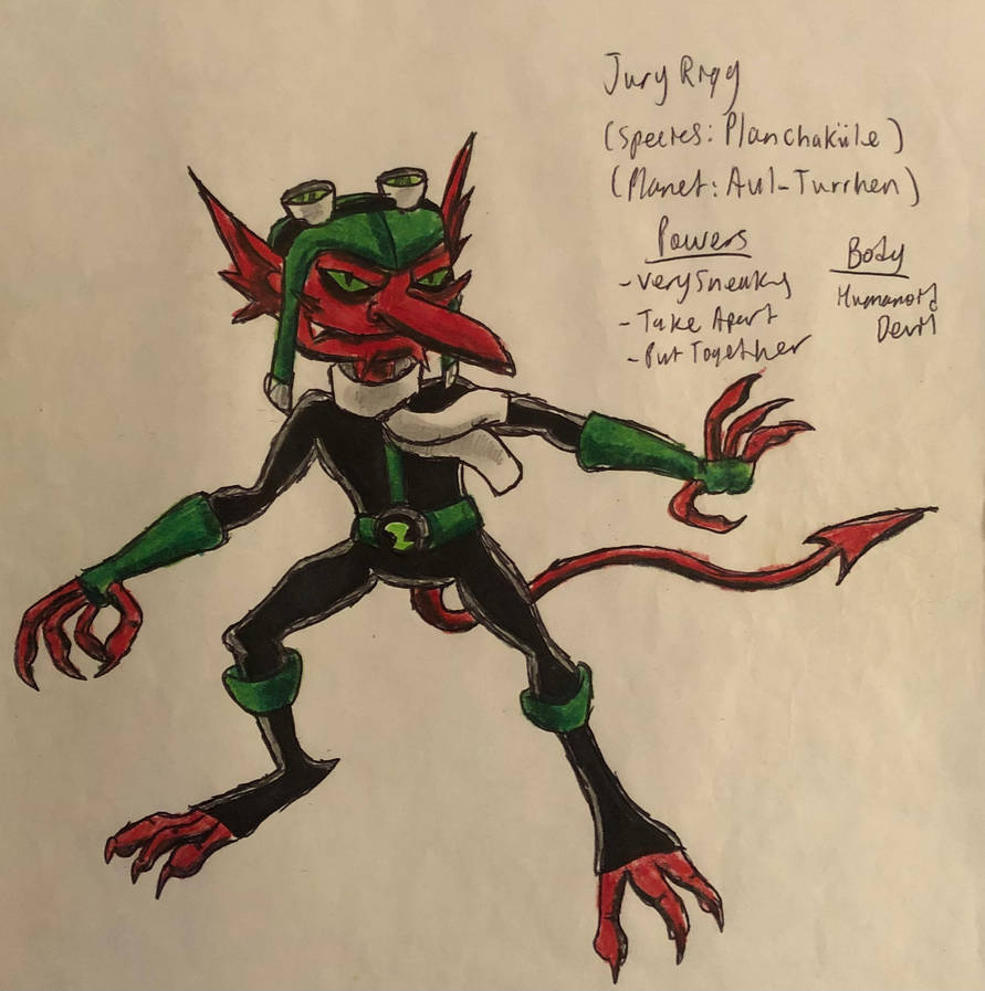 Jury Rigg by BozzerKazooers on DeviantArt