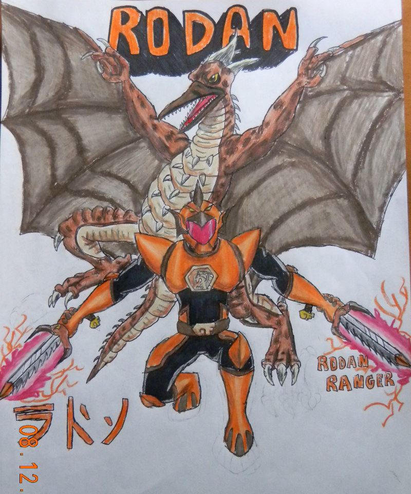 Rodulf Ranger Rodan Ranger by BozzerKazooers on DeviantArt