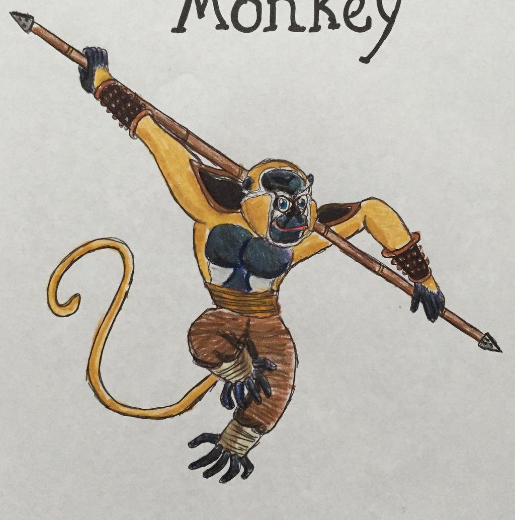 Monkey by BozzerKazooers on DeviantArt