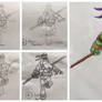 Drawing Donatello