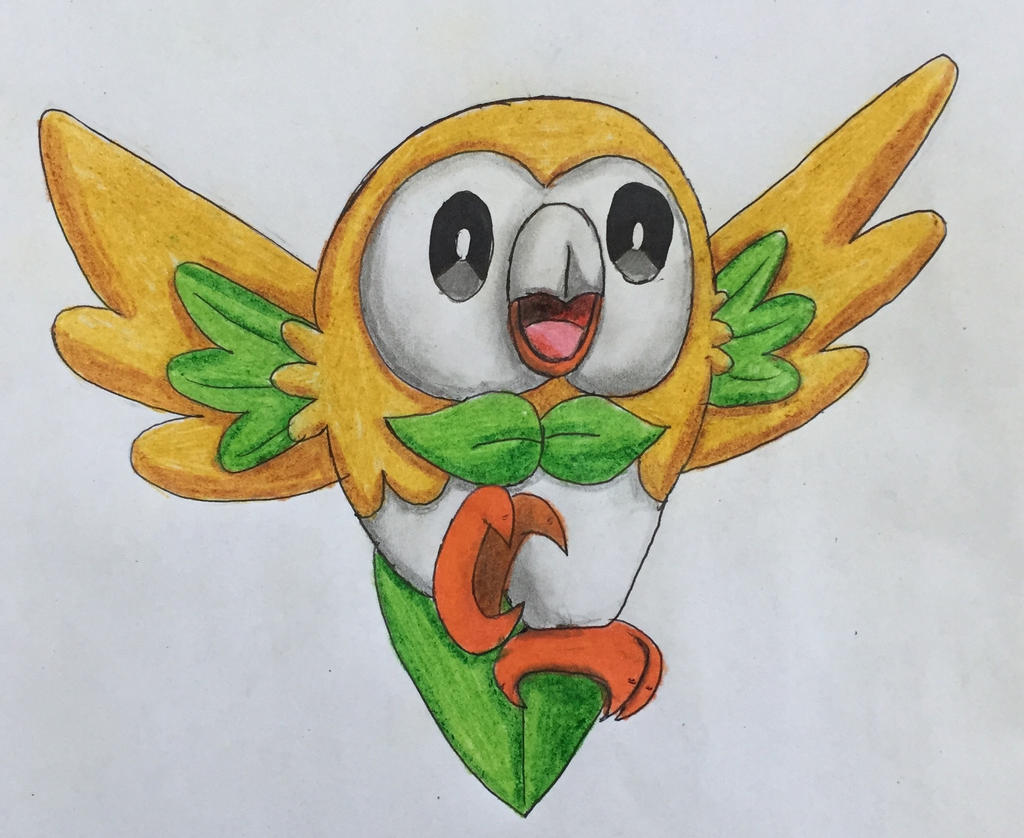 Rowlet by BozzerKazooers on DeviantArt