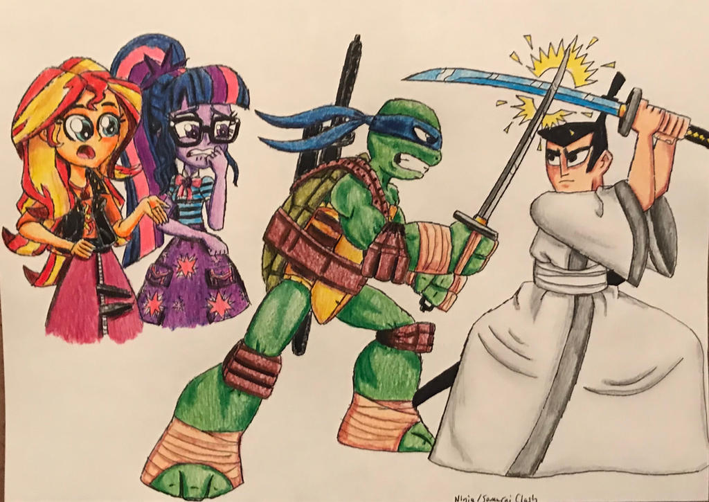 Ninja/Samurai Clash by BozzerKazooers on DeviantArt