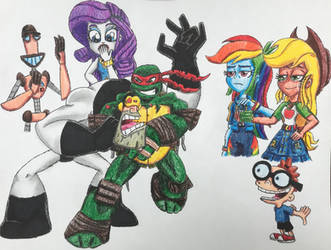 TMNT, EQG, and MLP art favourites by jebens1 on DeviantArt