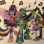 Ninja Rainbow Rocks Group 1