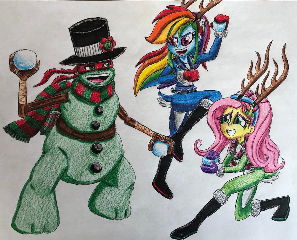 Frostle the Snow Turtle Out in the Snow by BozzerKazooers on DeviantArt