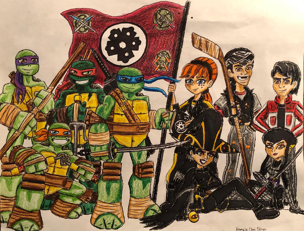 Hamato Clan Team by BozzerKazooers on DeviantArt