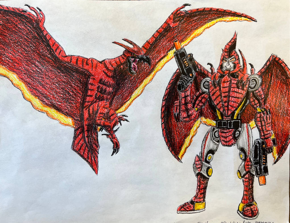 Rodan Ranger Rodan Maximize by BozzerKazooers on DeviantArt