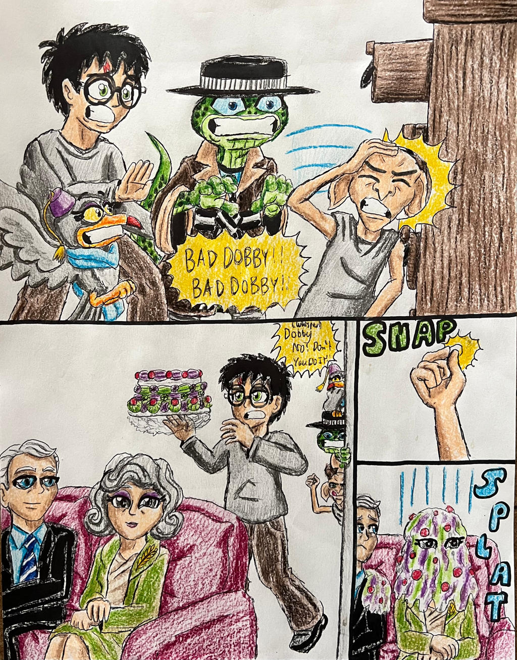 Dobby Getting Hit Bad Dobby by BozzerKazooers on DeviantArt