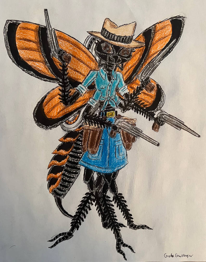 Greta Python Gun Greta Gunstinger by BozzerKazooers on DeviantArt
