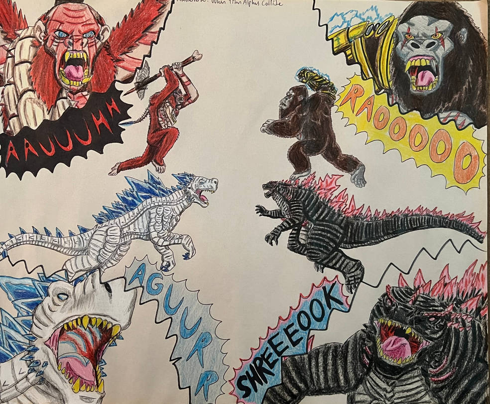 Alpha Godzilla Monsterverse: When Alphas Collide by BozzerKazooers on DeviantArt