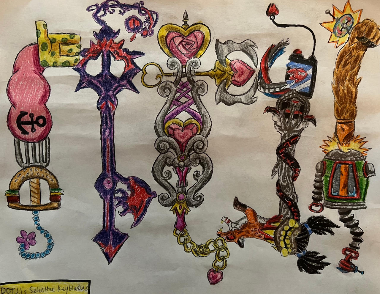 Animal Keyblade Selective Keyblades by BozzerKazooers on DeviantArt