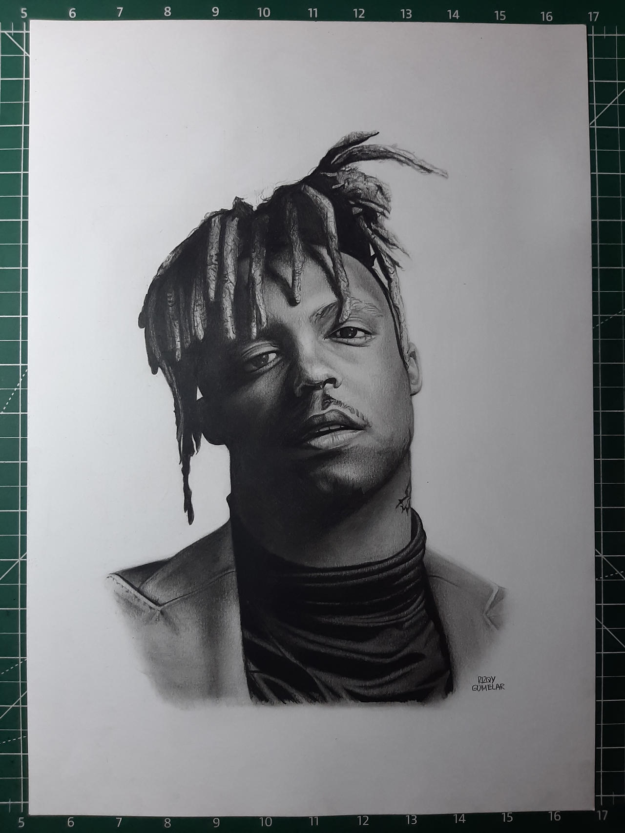 Wrld Drawing Rapper Juice Pencil drawing of juice wrld by gumelarizqy on DeviantArt