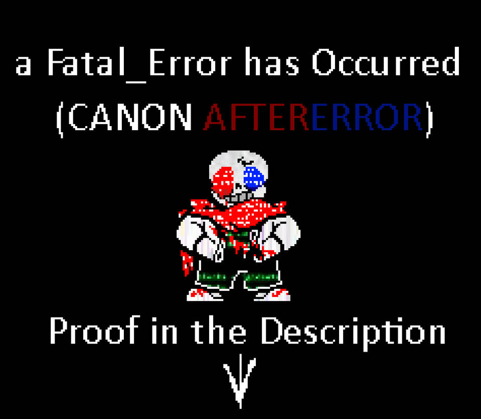 Fattle Error a Fatal Error has Occurred is the CANON AFTERERROR by DenRO1246YEY on ...