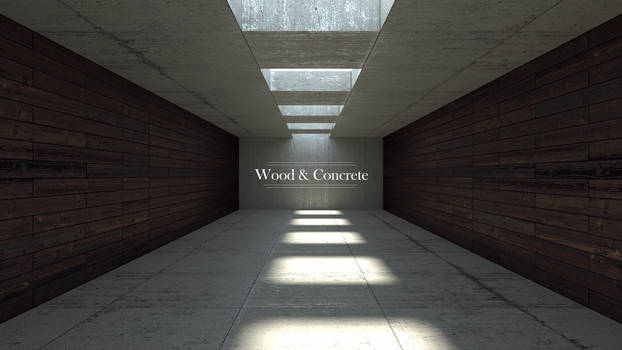 WoodAndConcreteWallpaper