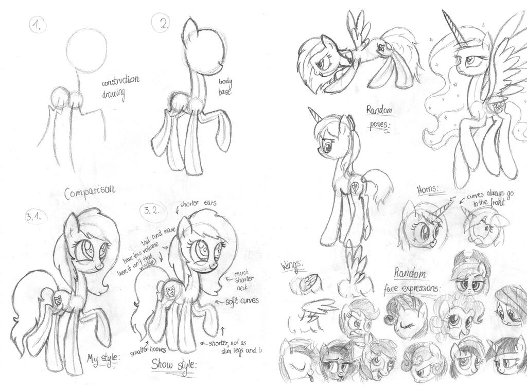 Drawing ponies tips and tricks for beginners