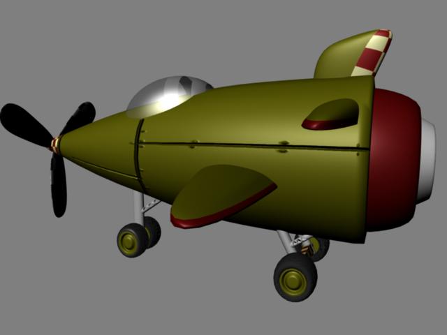 3D Plane 05