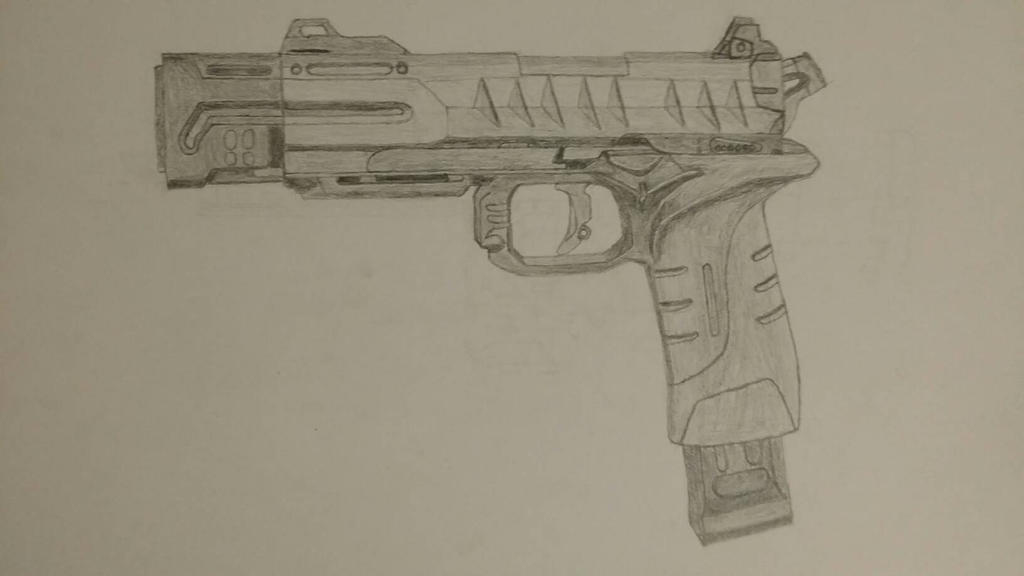 RK5 pistol from Call of Duty BO3 by PoisonFroggie on DeviantArt