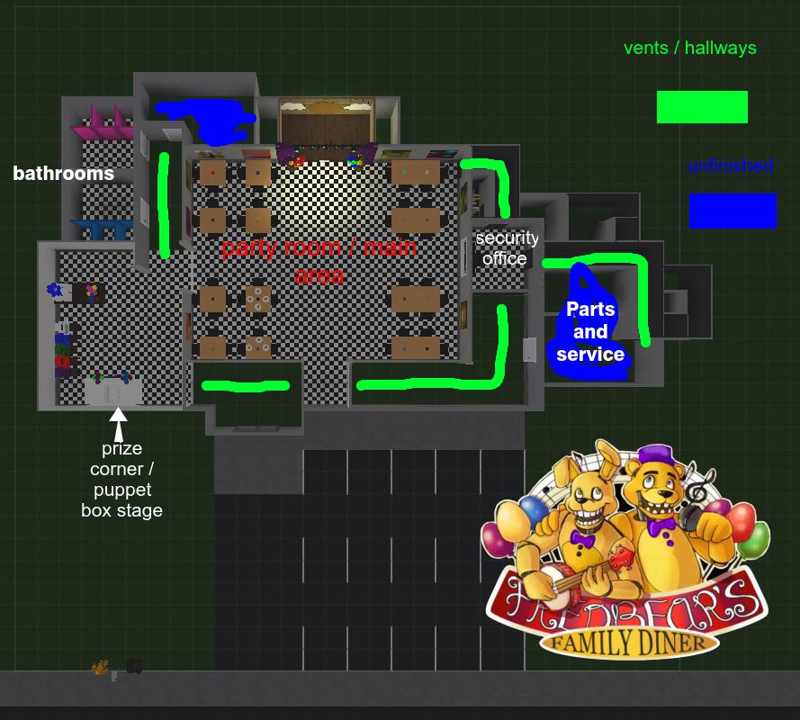 FREDBEARS FAMILY DINER BLOXBURG LAYOUT by jarmJarmusch on DeviantArt