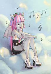 Rochelle and music [Monster High]