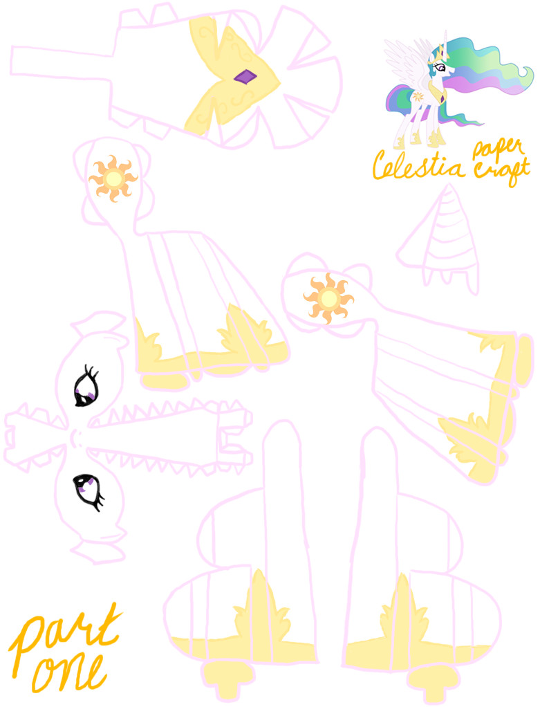 Celestia papercraft: part 1/3