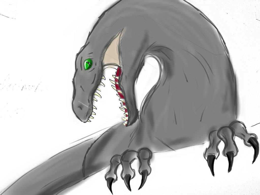 Horror Raptor Deviantart raptor by retroworldzombie on DeviantArt
