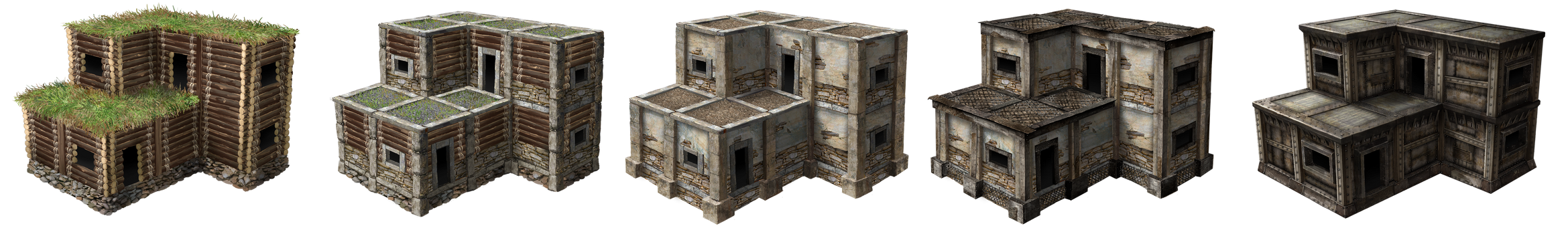 Rust Outer Shell Layout Rust - Building Lineup by Howi3 on DeviantArt