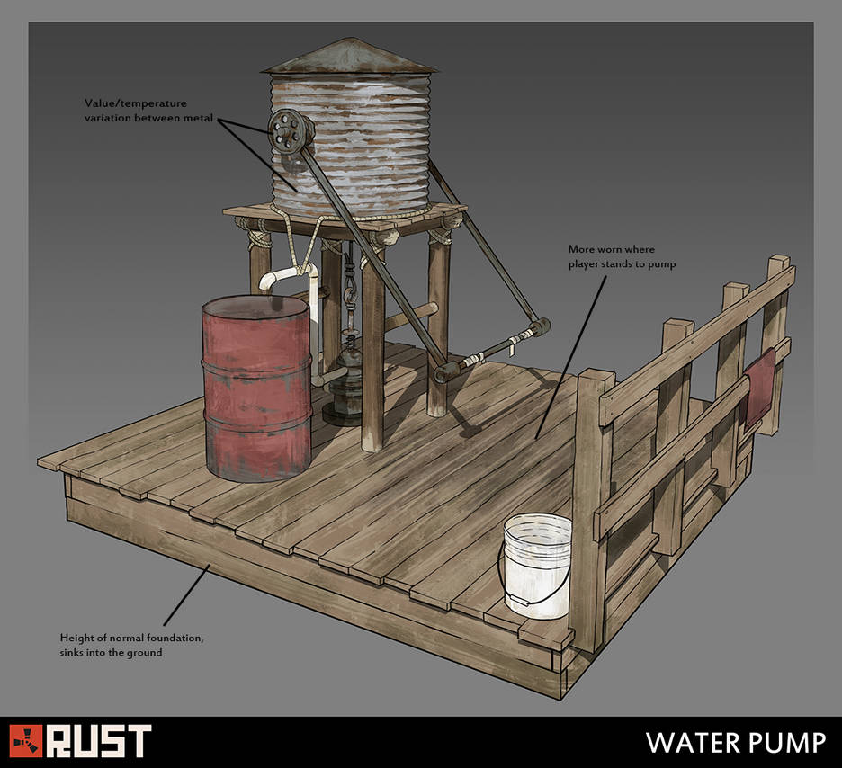 Rust Hydro Components Rust - Waterpump by Howi3 on DeviantArt