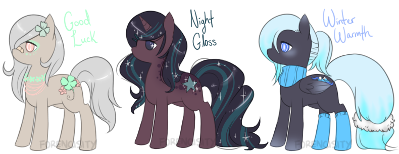 .pony adopts - set 01. -ON SALE!