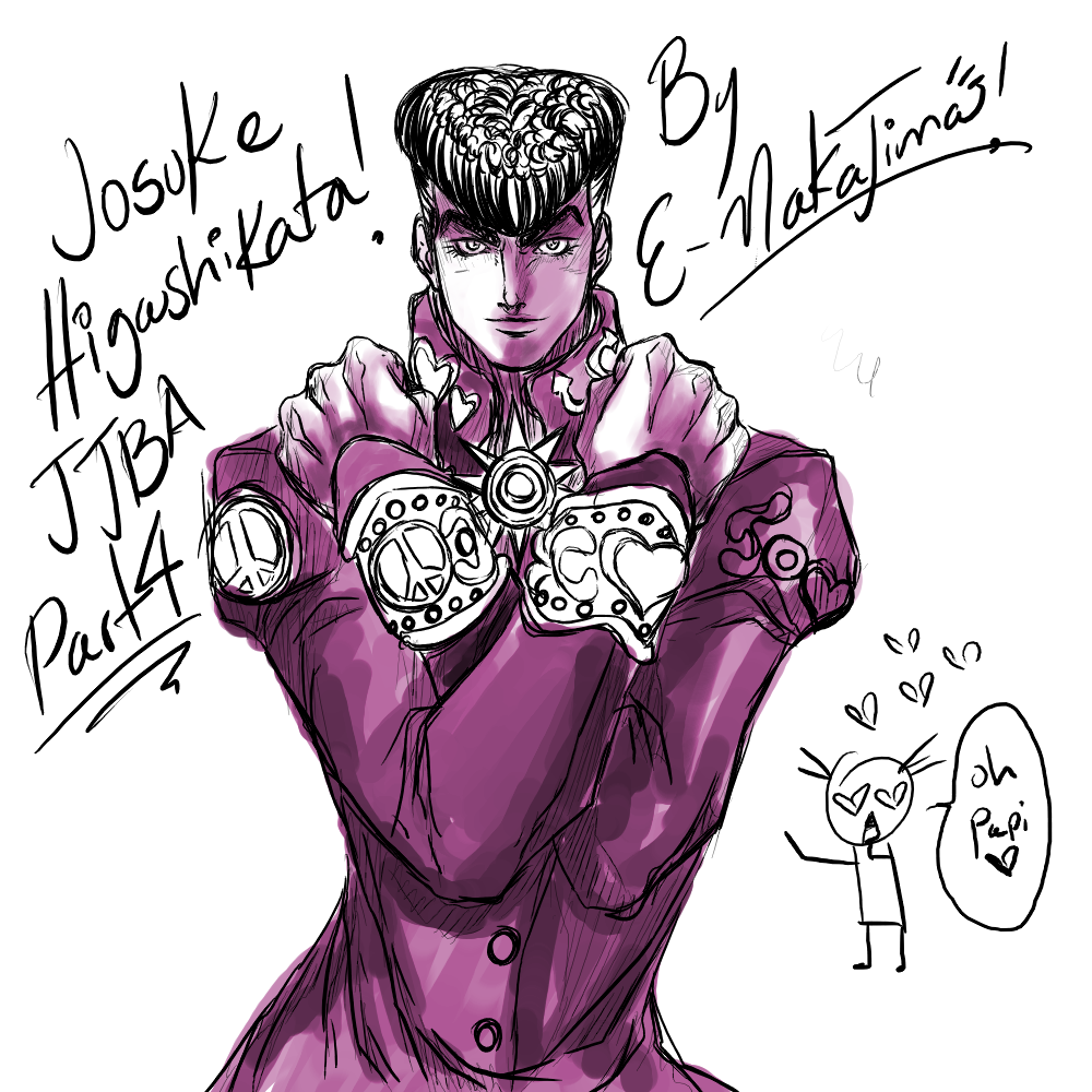 Jojo Pose! *Josuke Higashikata* by E-Nakajima on DeviantArt